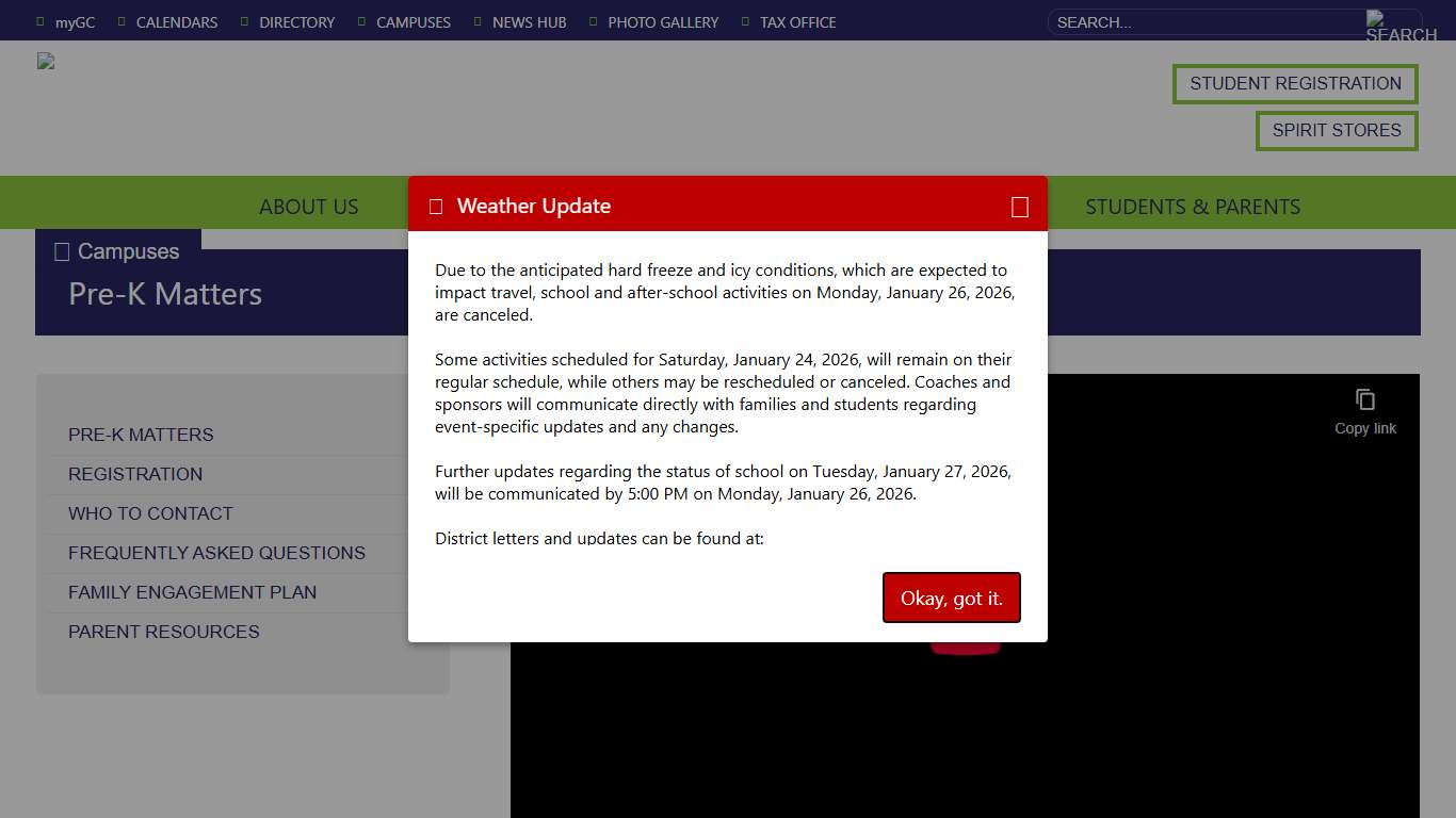 GCCISD Pre-K Matters